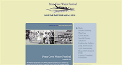 Desktop Screenshot of penncovewaterfestival.com